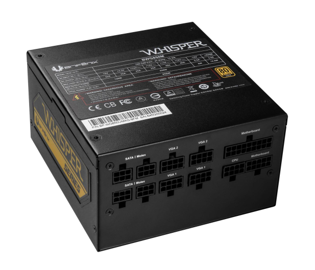 Bitfenix Whisper M 850W 80 Plus Gold - 409307 - zdjęcie 3